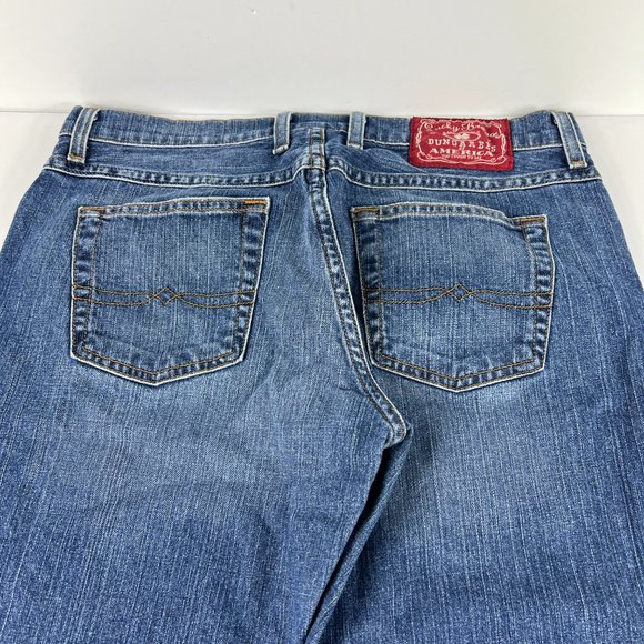 Lucky Brand Jean Women 30 Classic Fit Baby Boot Blue Faded Whisker Stretch Denim - Picture 10 of 16